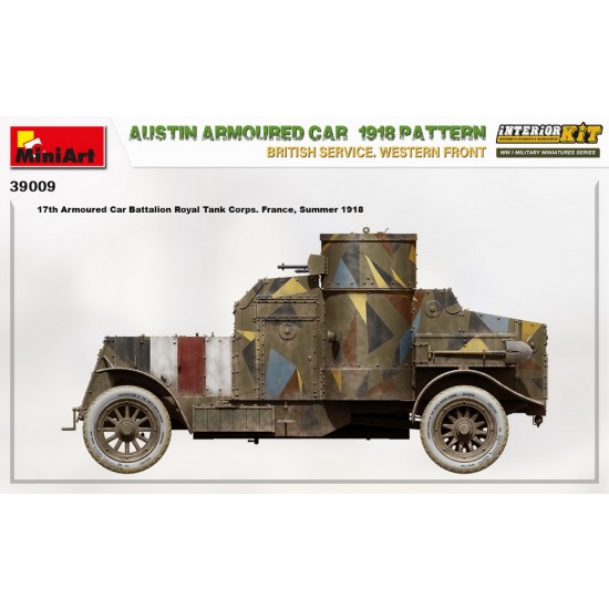 1/35 Austin Armoured Car 1918 Pattern in British Service, Western Front [Interior Kit]