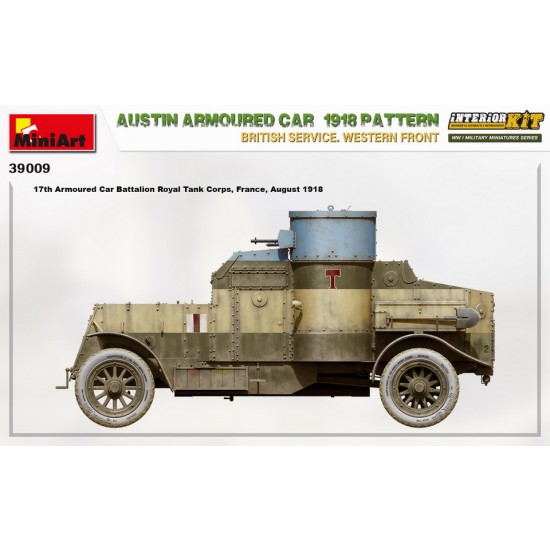 1/35 Austin Armoured Car 1918 Pattern in British Service, Western Front [Interior Kit]