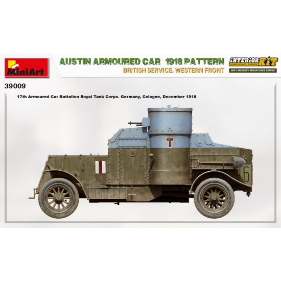1/35 Austin Armoured Car 1918 Pattern in British Service, Western Front [Interior Kit]