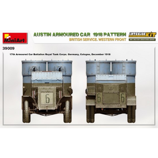 1/35 Austin Armoured Car 1918 Pattern in British Service, Western Front [Interior Kit]
