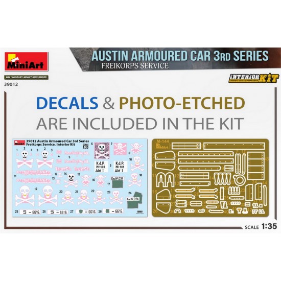1/35 Austin Armoured Car 3rd Series: Freikorps Service [Interior Kit]