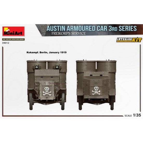 1/35 Austin Armoured Car 3rd Series: Freikorps Service [Interior Kit]
