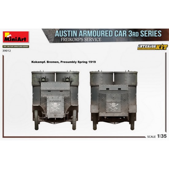 1/35 Austin Armoured Car 3rd Series: Freikorps Service [Interior Kit]