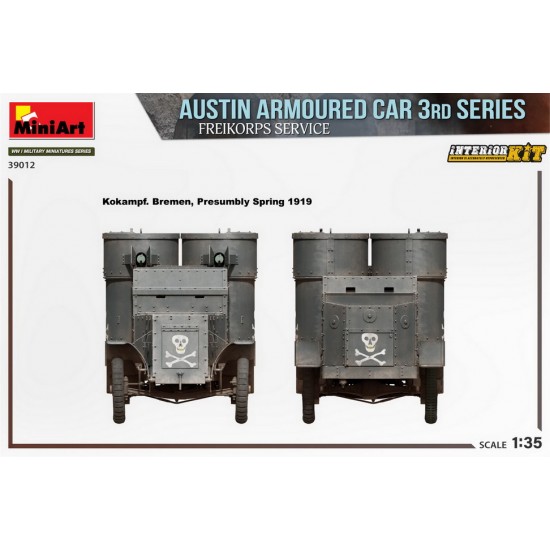 1/35 Austin Armoured Car 3rd Series: Freikorps Service [Interior Kit]
