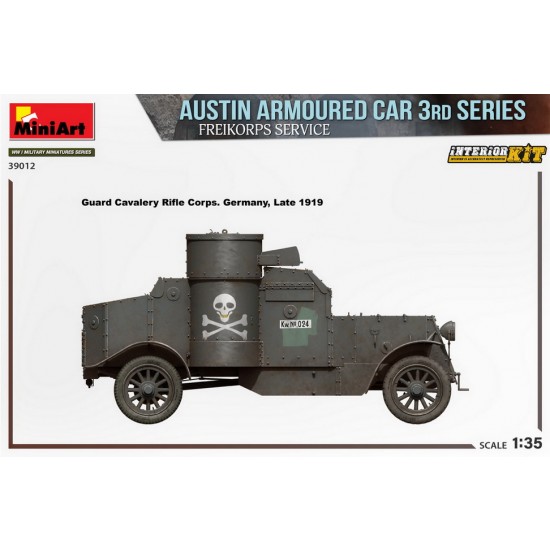 1/35 Austin Armoured Car 3rd Series: Freikorps Service [Interior Kit]