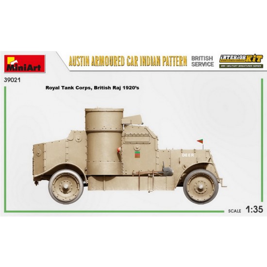 1/35 Austin Armoured Car Indian Pattern in British Service [Interior Kit]