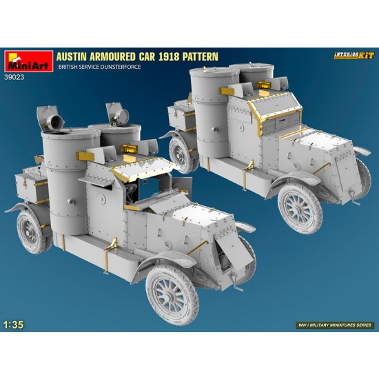 1/35 Austin Armoured Car 1918 Pattern, British Service Dunsterforce [Interior Kit]