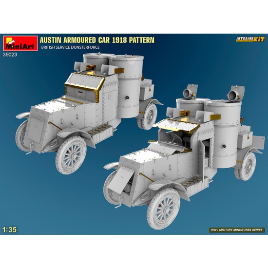 1/35 Austin Armoured Car 1918 Pattern, British Service Dunsterforce [Interior Kit]