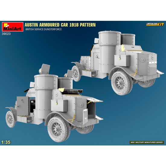 1/35 Austin Armoured Car 1918 Pattern, British Service Dunsterforce [Interior Kit]