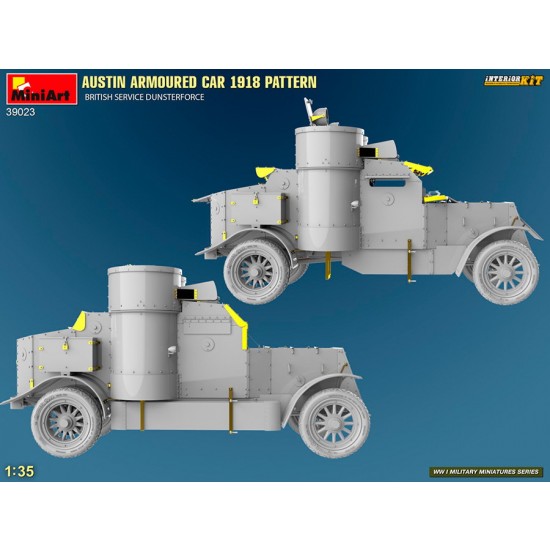 1/35 Austin Armoured Car 1918 Pattern, British Service Dunsterforce [Interior Kit]