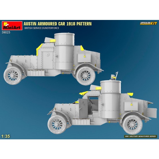1/35 Austin Armoured Car 1918 Pattern, British Service Dunsterforce [Interior Kit]