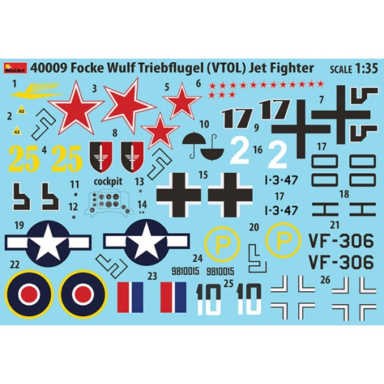 1/35 Focke Wulf Triebflugel VTOL Jet Fighter