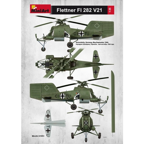 1/35 Flettner FL 282 V-21 Kolibri Helicopter