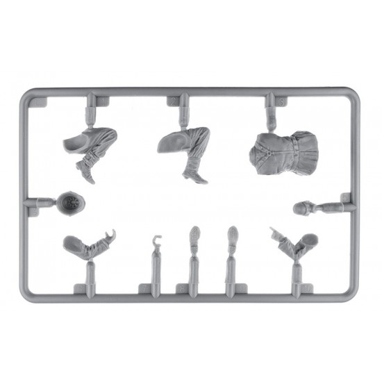 1/35 German Tank Riders with Resin Heads Set #2 (4 figures) 1/35 German Tank Riders with Resin Heads Set #2 (4 figures)