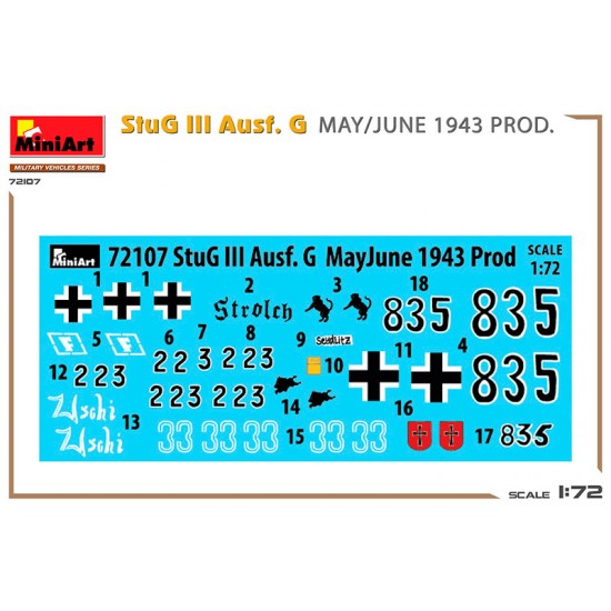 1/72 Stug III Ausf. G May/June 1943 1/72 Stug III Ausf. G May/June 1943