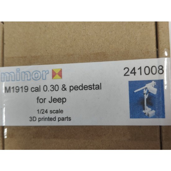 1/24 WWII Jeep M1919 cal.30 Gun & Pedestal 1/24 WWII Jeep M1919 cal.30 Gun & Pedestal