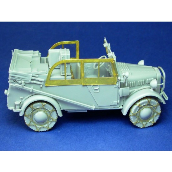 1/35 le.gl.einheits PKW (Kfz.1 & 2) Canvas Windows for ICM kits 1/35 le.gl.einheits PKW (Kfz.1 & 2) Canvas Windows for ICM kits
