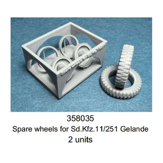 1/35 SdKfz.11/251 Spare Wheels 1/35 SdKfz.11/251 Spare Wheels