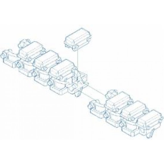 1/35 WWII German Kettekraftrad (SdKfz 2) 3D Printed Fully Workable Tracks for Dragon kits 1/35 WWII German Kettekraftrad (SdKfz 2) 3D Printed Fully Workable Tracks for Dragon kits