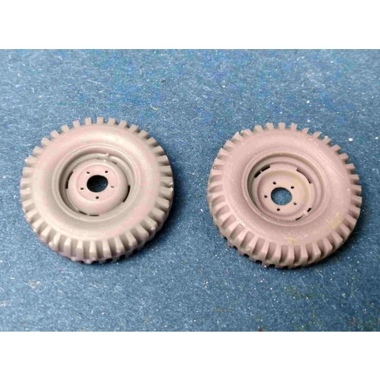 1/35 Land Rover 7.50 Military Pattern Spare Wheels (2pcs) for Italeri kits