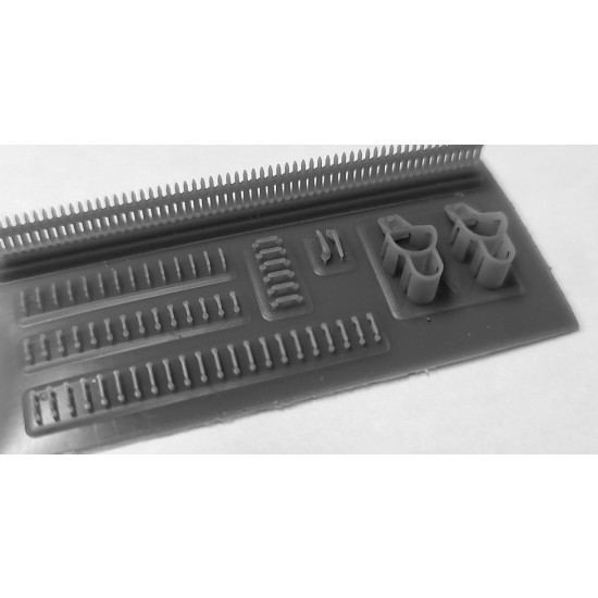 1/35 M3/M16 Half-Track Light Guard, Door Handle & Strap Holder 1/35 M3/M16 Half-Track Light Guard, Door Handle & Strap Holder