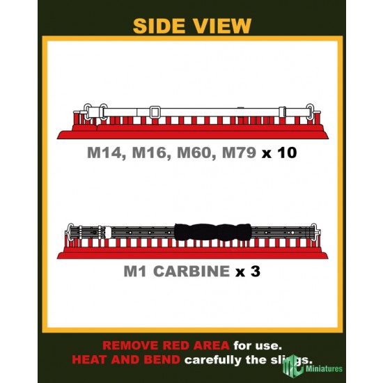 1/35 Vietnam War US Army Weapon Sling Set #4 1/35 Vietnam War US Army Weapon Sling Set #4