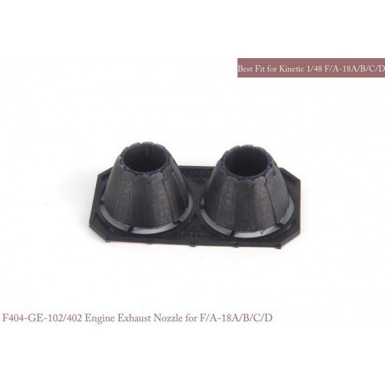 1/48 [SE] F/A-18 A/B/C/D GE Exhaust Nozzle & After Burner set (closed) for Kinetic kits