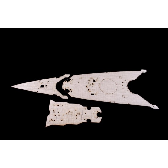 1/200 HMS Rodney Value Pack Detail Set w/Wooden Deck for Trumpeter kit 1/200 HMS Rodney Value Pack Detail Set w/Wooden Deck for Trumpeter kit