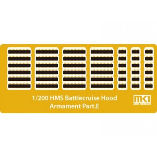 1/200 HMS Hood Deluxe Pack Detail Set with Wooden Deck for Trumpeter kit 1/200 HMS Hood Deluxe Pack Detail Set with Wooden Deck for Trumpeter kit