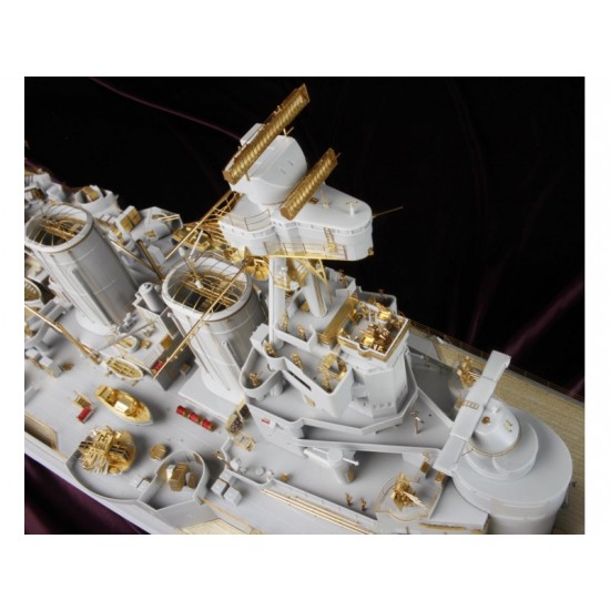 1/200 HMS Hood Value Pack Detail Set with Wooden Deck for Trumpeter kit 1/200 HMS Hood Value Pack Detail Set with Wooden Deck for Trumpeter kit