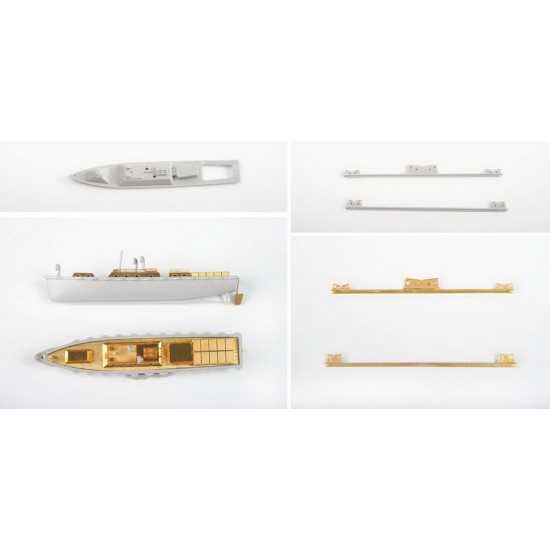 1/200 IJN Battleship Mikasa Value Pack Detail Set with Wooden Deck 1/200 IJN Battleship Mikasa Value Pack Detail Set with Wooden Deck