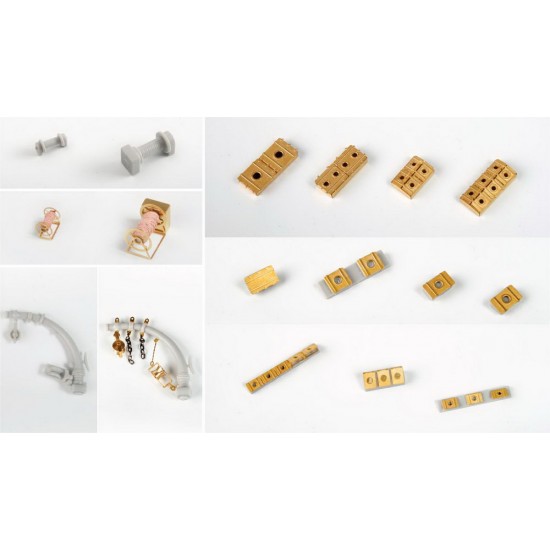 1/200 IJN Battleship Mikasa Value Pack Detail Set with Wooden Deck 1/200 IJN Battleship Mikasa Value Pack Detail Set with Wooden Deck