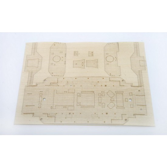 1/200 IJN Battleship Mikasa Value Pack Detail Set with Wooden Deck 1/200 IJN Battleship Mikasa Value Pack Detail Set with Wooden Deck