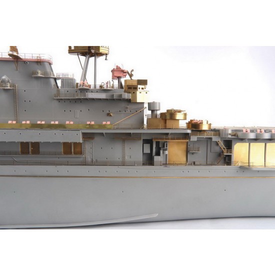 1/200 USS CV-6 Enterprise DX Detail Set w/Full Wooden Deck for Trumpeter 1/200 USS CV-6 Enterprise DX Detail Set w/Full Wooden Deck for Trumpeter