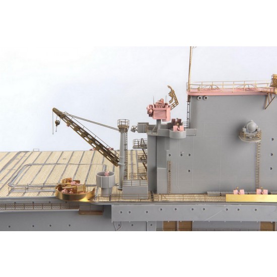 1/200 USS CV-6 Enterprise DX Detail Set w/Full Wooden Deck for Trumpeter 1/200 USS CV-6 Enterprise DX Detail Set w/Full Wooden Deck for Trumpeter
