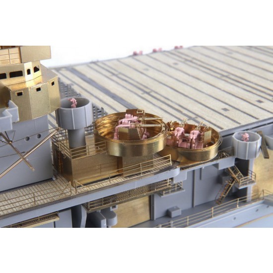 1/200 USS CV-6 Enterprise DX Detail Set w/Full Wooden Deck for Trumpeter 1/200 USS CV-6 Enterprise DX Detail Set w/Full Wooden Deck for Trumpeter