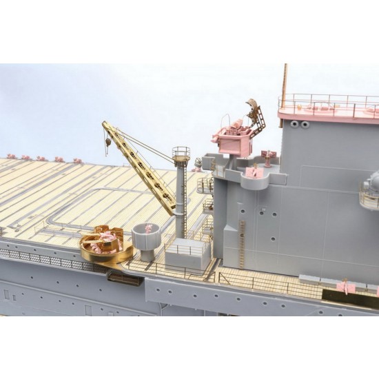 1/200 USS CV-6 Enterprise DX Detail Set w/Full Wooden Deck for Trumpeter 1/200 USS CV-6 Enterprise DX Detail Set w/Full Wooden Deck for Trumpeter