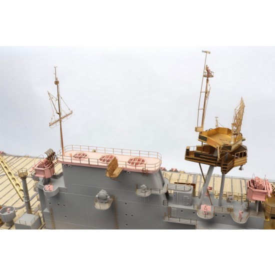 1/200 USS CV-6 Enterprise DX Detail Set w/Full Wooden Deck for Trumpeter 1/200 USS CV-6 Enterprise DX Detail Set w/Full Wooden Deck for Trumpeter