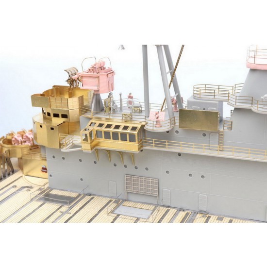 1/200 USS CV-6 Enterprise DX Detail Set w/Full Wooden Deck for Trumpeter 1/200 USS CV-6 Enterprise DX Detail Set w/Full Wooden Deck for Trumpeter