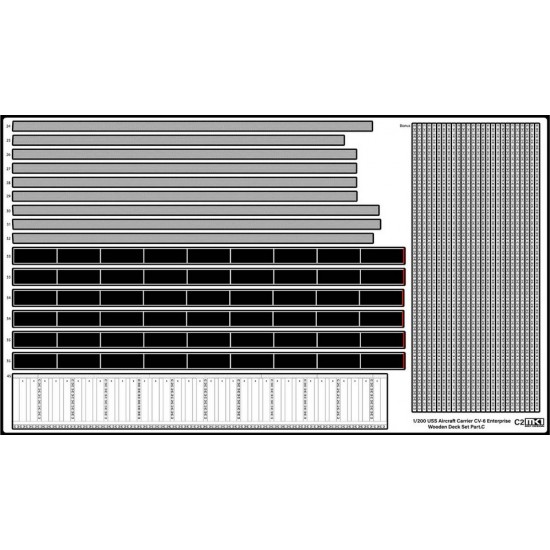 1/200 USS CV-6 Enterprise Wooden Deck for Trumpeter kits 1/200 USS CV-6 Enterprise Wooden Deck for Trumpeter kits