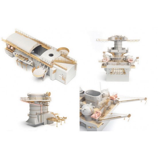 1/200 DKM Scharnhorst DX Pack for Trumpeter kits 1/200 DKM Scharnhorst DX Pack for Trumpeter kits