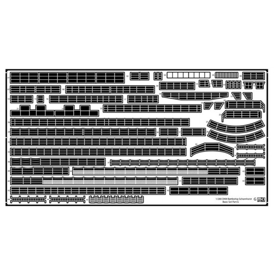 1/200 DKM Scharnhorst DX Pack for Trumpeter kits 1/200 DKM Scharnhorst DX Pack for Trumpeter kits
