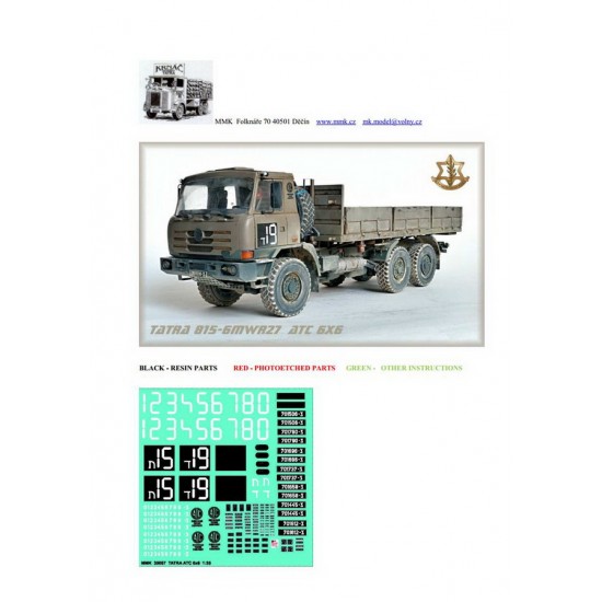 1/35 Tatra 6MWR ATC 6x6 Truck 1/35 Tatra 6MWR ATC 6x6 Truck