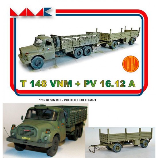 1/35 Tatra T-148 VNM Truck + PV 16.12 A Trailer 1/35 Tatra T-148 VNM Truck + PV 16.12 A Trailer