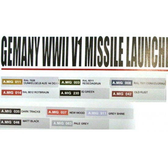 1/72 German V1 Missile Launching Position 2in1 1/72 German V1 Missile Launching Position 2in1