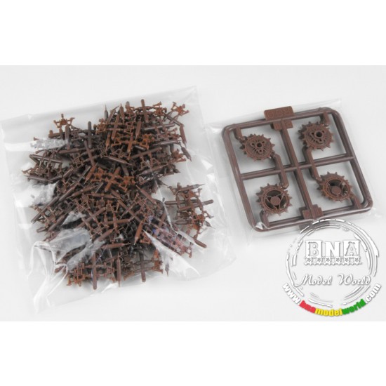 Workable Track Set for 1/35 RSO Tractor with Sprocket Workable Track Set for 1/35 RSO Tractor with Sprocket