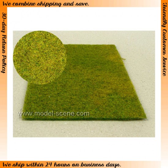 [Standard Line] Grass Mat - Cut Meadow, Late summer (Size: 18x28cm / 7x11)