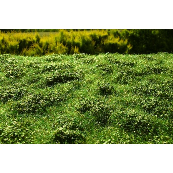 [Premium Line] Grass Mat - Low Bushes, Early Summer (Size: 18x28cm / 7x11)