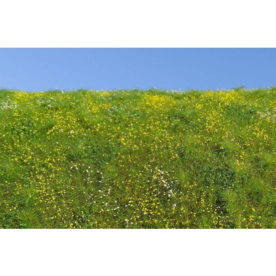 Blooming Meadow Grass Mat - Spring (Size: 18 x 28 cm)