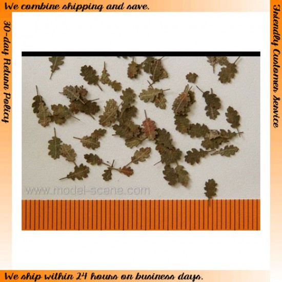 1/72, 1/87 Oak Leaves - Extra Colours, Autumn 1/72, 1/87 Oak Leaves - Extra Colours, Autumn